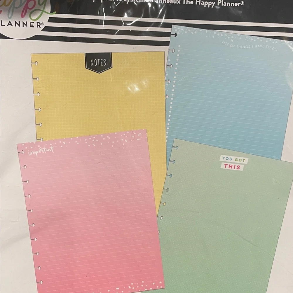 The Happy Planner Blush Pink Lined Planner